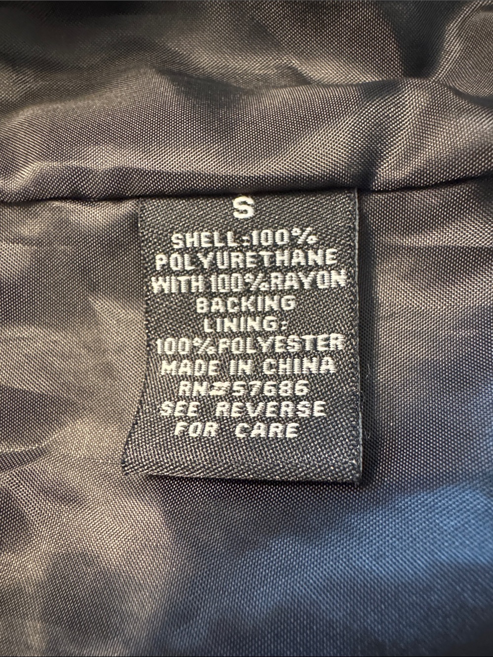 New Look Black Faux Leather Biker Jacket - Picture 3 of 5